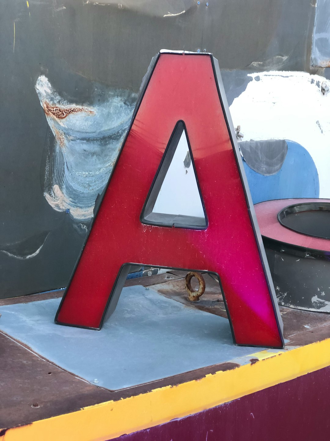 The letter A